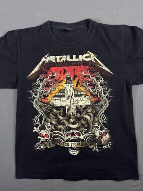 Metallica Rock Yeah Master Of Puppets Band Tshirt Men’s Medium Heavy Metal Music